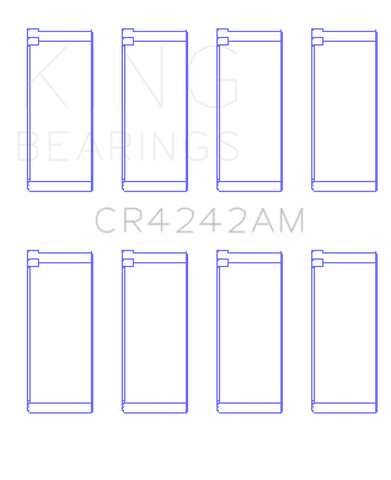 King Honda 97ci 1.6L L4 B16A2/B16A3 (Size STD) Rod Bearing Set - CR4242AM