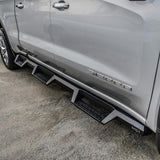 Westin 19-22 GMC Sierra 1500 CC 6.5ft Bed (Excl. 2019 Ltd/LD) HDX Drop W2W Nerf Step Bars - Tex. Blk - 56-534695
