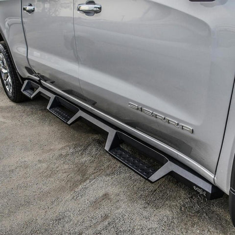 Westin 19-22 GMC Sierra 1500 CC 6.5ft Bed (Excl. 2019 Ltd/LD) HDX Drop W2W Nerf Step Bars - Tex. Blk - 56-534695