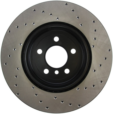 StopTech 11-13 BMW 550i Rear Right Drilled Sport Brake Rotor - 128.34133R