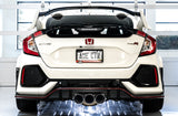 AWE Tuning 2017+ Honda Civic Type R Touring Edition Exhaust w/Front & Mid Pipes - Chrome Silver Tips - 3015-42666