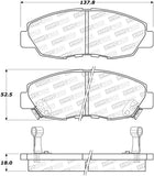 StopTech Street Brake Pads - 308.04650