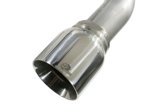 aFe MACHForce XP 3in-2.5in SS Exhaust Axle-Back 17-19 Audi A4 (B9) L4-2.0L (t) - Polished - 49-36419-P