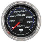Autometer Cobalt 66.7mm 140-280 Degree F Mechanical Oil Temperature Gauge - 7941