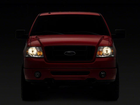 Raxiom 04-08 Ford F-150 Axial Series OEM Style Replacement Headlights- Chrome Housing (Clear Lens) - T551341