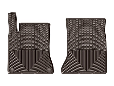 WeatherTech 14-15 Mercedes-Benz CLA/GLA-Class Front Rubber Mats - Cocoa - W402CO