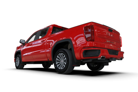 Rally Armor 19-25 GMC Sierra 1500 AT4 Black UR Mud Flap w/ Red Logo - MF100-UR-BLK-RD