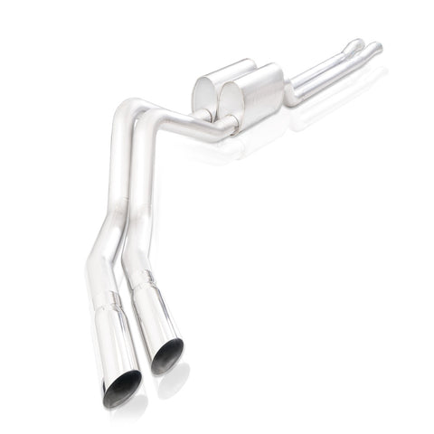 Stainless Works 15-25 Ford F150 5.0L Legend Aftermark Connection Dual 3.5in Side Exit Polished Tips - FT18CBL