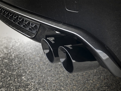 aFe MACH Force-Xp 3.5in. 304 SS C/B Exhaust System 15-18 BMW X5 M (F85) V8-4.4L (tt) - Black Tip - 49-36341-B