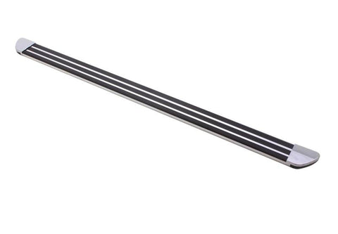 Lund Universal Crossroads 80in. Running Board - Chrome - 229080