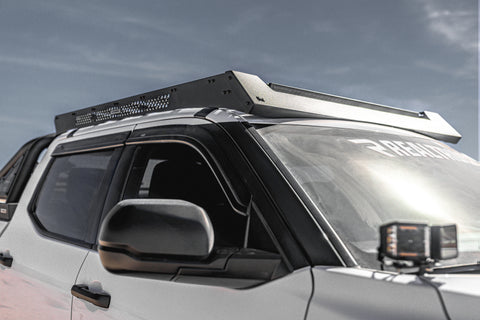 Go Rhino 19-21 Toyota Tundra CrewMax Ceros Low Profile Roof Rack - Tex. Blk - 5933120T
