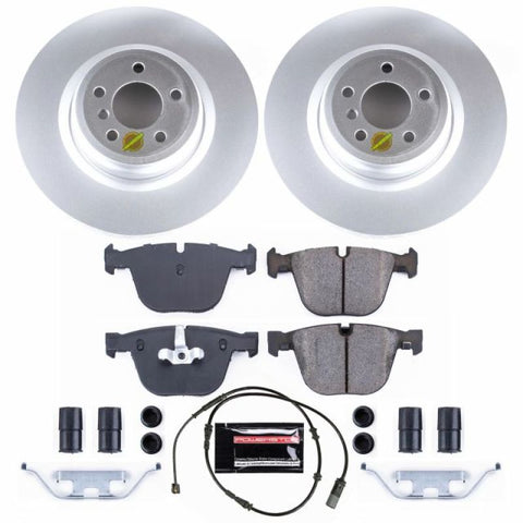 Power Stop 11-15 BMW 750i Rear Z17 Evolution Geomet Coated Brake Kit - CRK7087