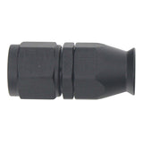 DeatschWerks 8AN Female Swivel Straight Hose End PTFE (Incl 1 Olive Insert) - Anodized Matte Black - 6-02-0854-B