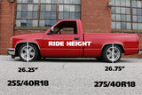 Ridetech 88-98 GM C1500 2WD StreetGrip Suspension System w/ Light Duty Brake Type & RQ-S Shocks - 11370114