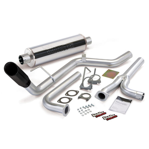 Banks Power 04-14 Nissan 4.0L Frontier All Cab/Beds Monster Exh Sys - SS Single Exh w/ Black Tip - 48125-B
