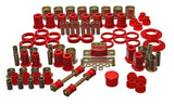 Energy Suspension 66-72 Oldsmobile Cutlass/442/F-85/Europa Red Hyper-flex Master Bushing Set - 3.18112R