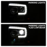 Spyder 05-07 Ford F250/350/450 Super Duty Projector LED Black PRO-YD-FS05V2PL-BK - 5087911