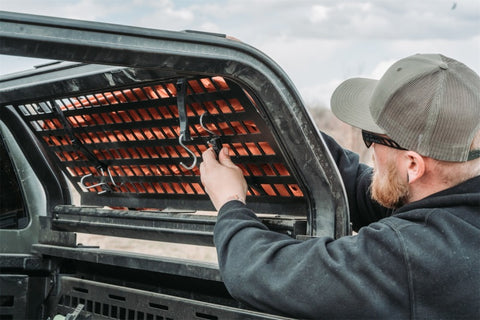 Putco Full Length TEC Molle Mounting Plate 17-21 Ford Super Duty - 58inW x 18.5inH (Fits 184200) - 185722