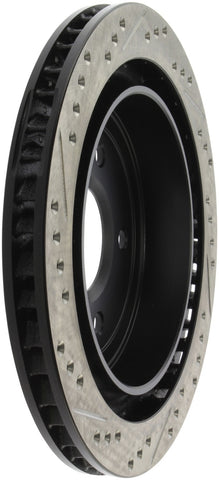 StopTech 97-10 Chevy Corvette Slotted & Drilled Rear Left Rotor - 127.62061L