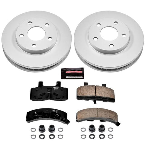 Power Stop 91-93 Cadillac Commercial Chassis Front Z17 Evolution Geomet Coated Brake Kit - CRK3132