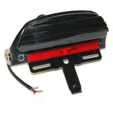 Letric Lighting 2006+ FXST Model Softail Replacement LED Taillight - Smoked Lens Fits - LLC-STTL-SS