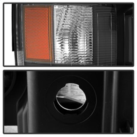 xTune Chevy Silverado 1500/2500/3500 07-13 Projector Headlights Black PRO-JH-CS07-LED-BK - 9027796
