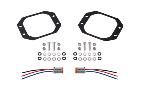 Diode Dynamics SS3 Backlit Flush Mounting Kit (Pair) - DD7189P