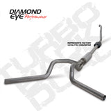 Diamond Eye KIT 4in TB DUAL SS: 94-97 FORD 7.3L F250/F350 PWRSTROKE NFS W/ CARB EQUIV STDS - K4308S