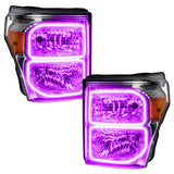 Oracle 11-16 Ford F250/350 LED HL - ColorSHIFT w/ 2.0 Controller - 8158-333