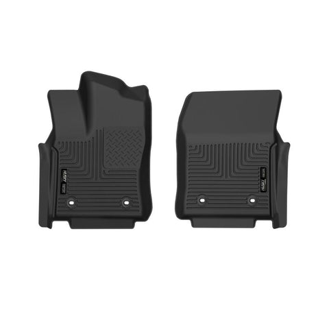 Husky Liners 2022 Toyota Tundra CC/DC & 2023 Sequoia  X-ACT Front Floor Liner - Blk - 53781