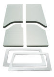 DEI 11-18 Jeep Wrangler JK 2-Door Boom Mat Complete Headliner Kit - 6 Piece - White - 50287