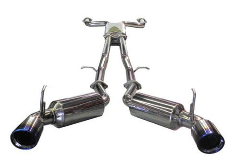 Injen 03-08 350Z Dual 60mm SS Cat-Back Exhaust w/ Built In Resonated X-Pipe - SES1987TT