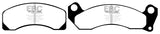 EBC 83-93 Ford Mustang 2.3 (Rear Rotors) Yellowstuff Front Brake Pads - DP41166R