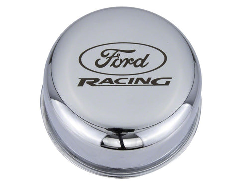 Ford Racing Chrome Breather Cap W/ Ford Racing Logo - M-6766-FRNVCH