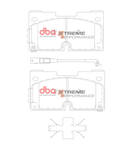 DBA 21-23 Cadillac Escalade (Excl 6 Piston BBK) Front XP Performance Brake Pads - DB15145XP