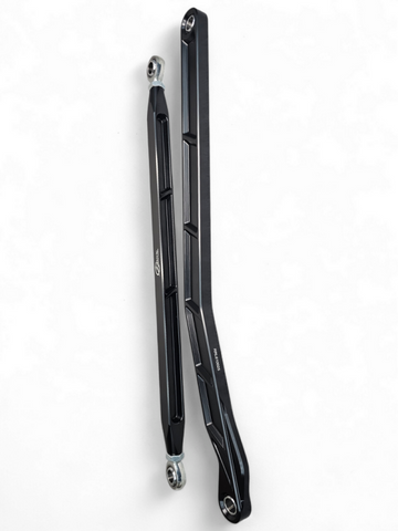 Elektric Offroad 2022+ Polaris Rzr Pro R Turbo R Billet High Clearance Radius Rods Anodized Blk - RRL610025
