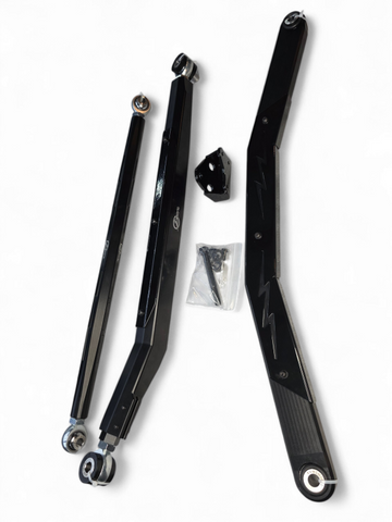 Elektric Offroad 2024+ Can Am Maverick R Volt Billet Radius Rods Anodized Black - AMFBM0001-B