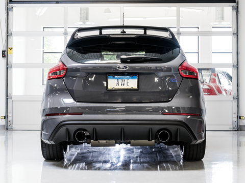 AWE Tuning Ford Focus RS Track Edition Cat-Back Exhaust - Chrome Silver Tips - 3020-32030