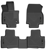 Husky Liners 20-21 Highlander All / 21 Highlander XSE Weatherbeater Front & 2nd Seat Liners - Black - 95791