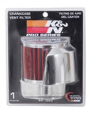 K&N 1.00in Flange ID x 3in OD x 2.5in Height Vent Filter - 62-1520