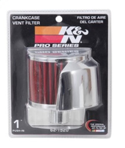 K&N 1.00in Flange ID x 3in OD x 2.5in Height Vent Filter - 62-1520