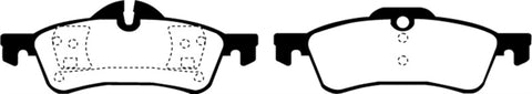 EBC 04-06 Mini Hardtop 1.6 Redstuff Rear Brake Pads - DP31701C