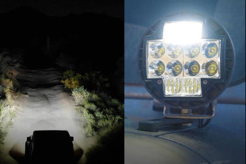 ARB Nacho 5.75in Offroad TM5 Combo White LED Light Set - TM512