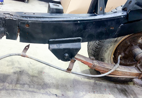 Rust Buster 2004-2012 Chevy Colorado & GMC Canyon Rear ward Leaf Spring Mount - Right - RB7503R