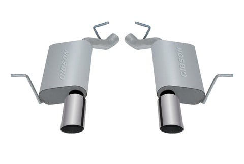 Gibson 11-18 Jeep Grand Cherokee Laredo 3.6L 2.25in Axle-Back Dual Exhaust - Stainless - 617407