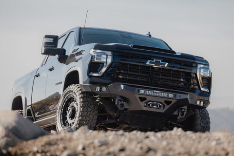 DV8 Offroad 24-26 Chevy Silverado 2500/3500 Spec Series Front Bumper - FBCS2-04