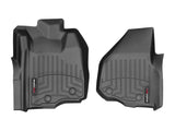 WeatherTech 12-16 Ford F-250/350/450/550 Vinyl Front FloorLiner - Black Does not fit Manual Shifter - 449601V