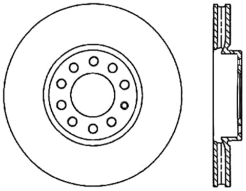 StopTech Slotted & Drilled Sport Brake Rotor - 127.33110L