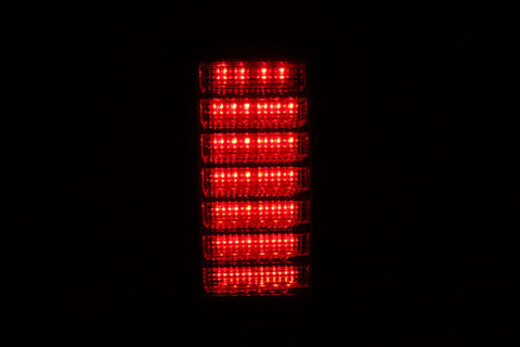 ANZO 2003-2009 Hummer H2 LED Taillights Red/Clear - 311068