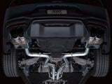 AWE 2024 Ford Mustang GT Fastback S650 RWD SwitchPath Cat-Back Exhaust w/ Quad Diamond Black Tips - 3025-43650